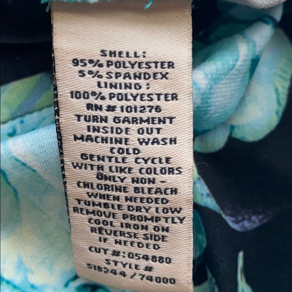 Beige by eci floral keyhole neck stretchy dress 4 - Picture 6 of 7